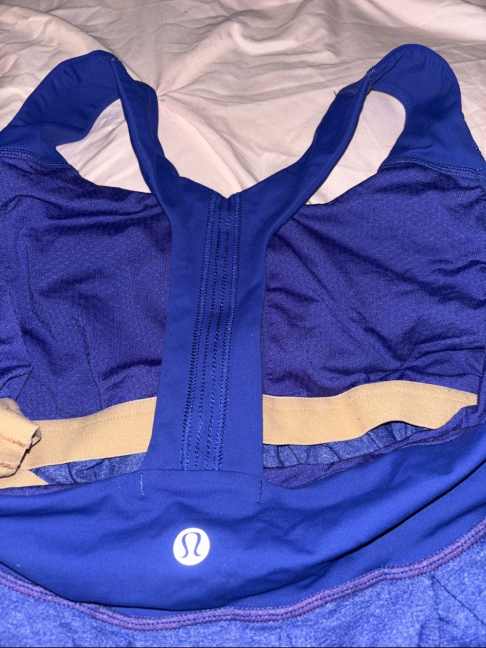 Lululemon Racerback Tank Royal Blue - Picture 5 of 7